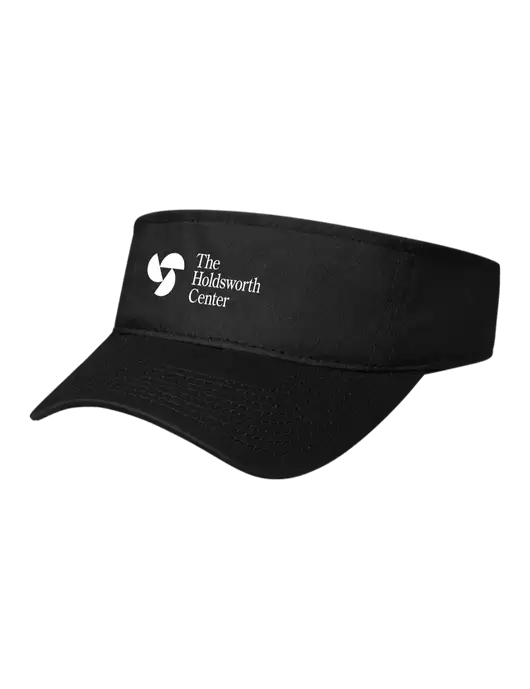 Black Cap Visor w/Holdsworth Center Logo