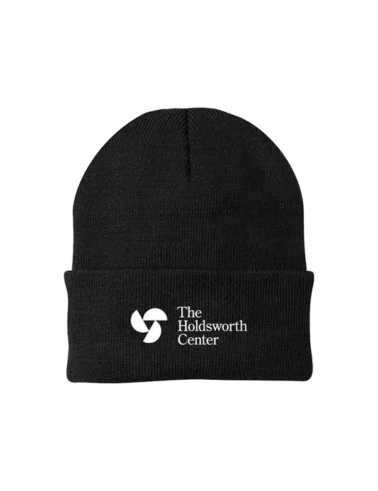 Black Knit Cap w/Holdsworth Center Logo