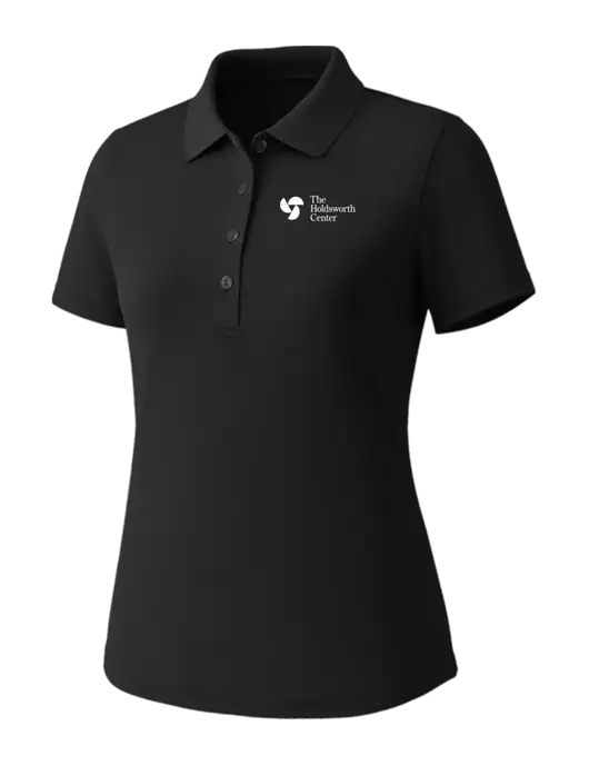 Callaway Womens Core Black Performance Polo w/Holdsworth Center Logo