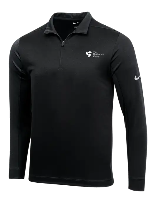 NIKE Black Dry 1/2 Zip Cover-Up w/Holdsworth Center Logo