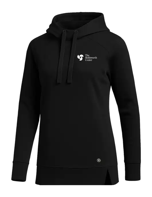 OGIO Black Womens Luuma Pullover Fleece Hoodie w/Holdsworth Center Logo