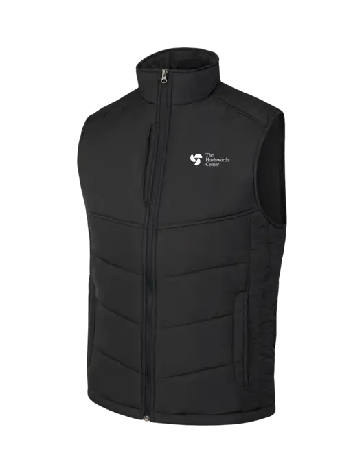 Black/Black Puffy Vest w/Holdsworth Center Logo