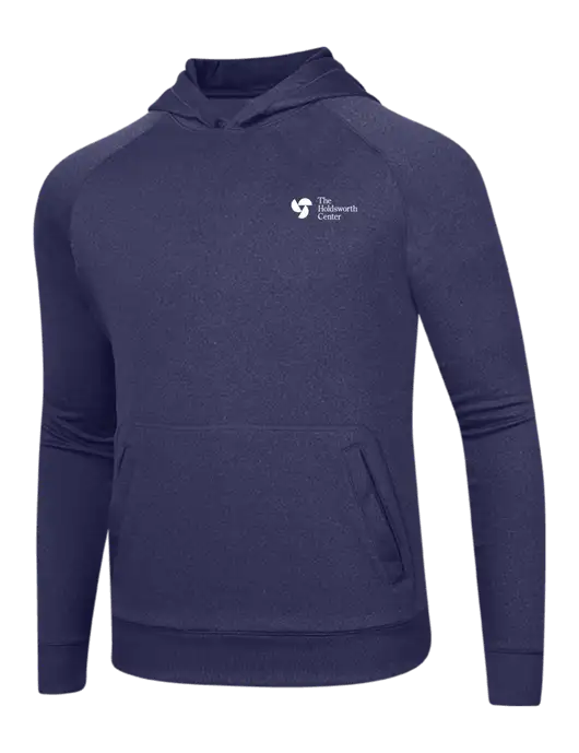 Tech True Navy Fleece Hooded Sweatshirt w/Holdsworth Center Logo