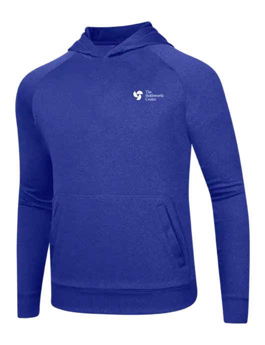 Tech True Royal Fleece Hooded Sweatshirt w/Holdsworth Center Logo