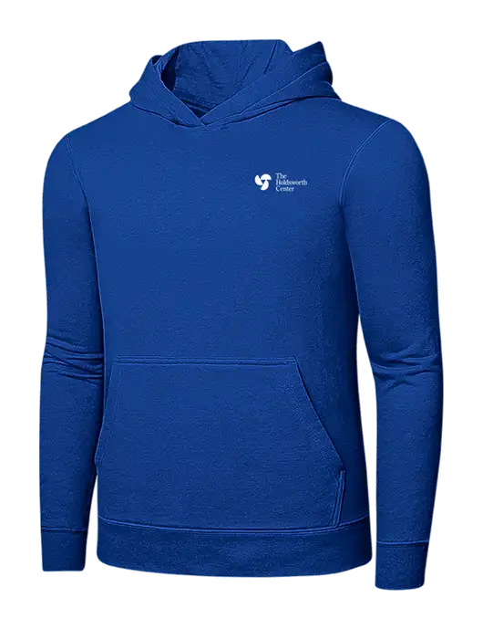 True Royal 7.8 oz Ring Spun Hooded Sweatshirt w/Holdsworth Center Logo