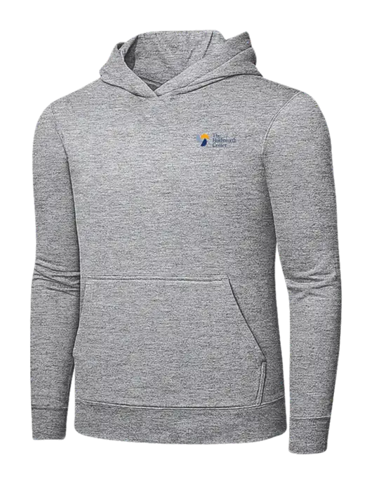 Light Grey Heather 7.8 oz Ring Spun Hooded Sweatshirt w/Holdsworth Center Logo