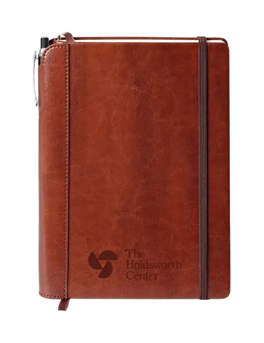 Fabrizio Brown Journal 6.375 x 8.375 Combo w/Holdsworth Center Logo