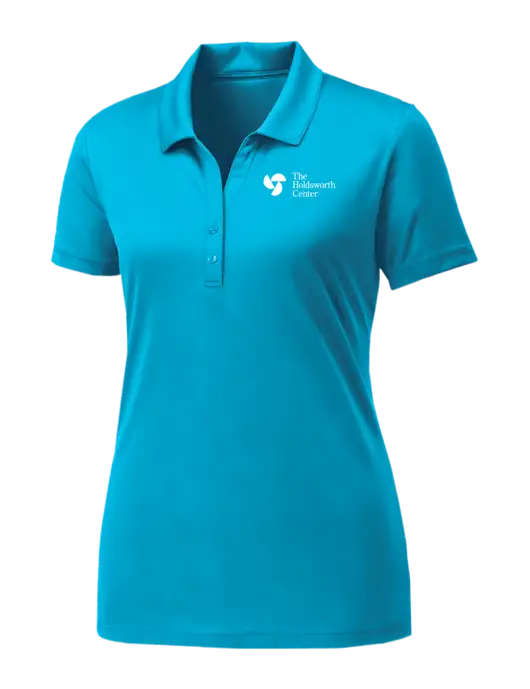 Womens Sapphire Blue PosiCharge Competitor Polo w/Holdsworth Center Logo