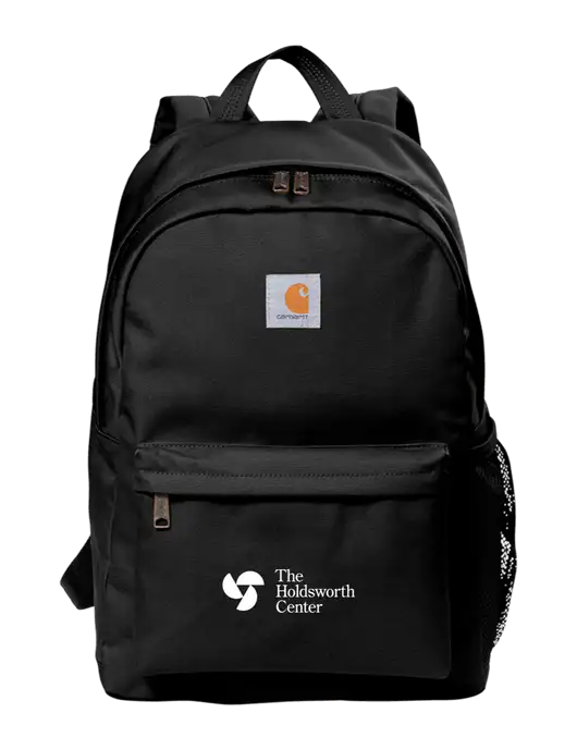 Carhartt Black Canvas Backpack w/Holdsworth Center Logo