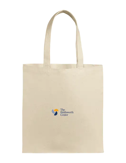 Eco Blend Natural Canvas Tote w/Holdsworth Center Logo