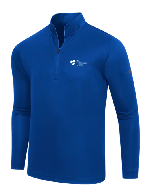 Adidas Royal Lightweight Quarter Zip Pullover w/Holdsworth Center Logo