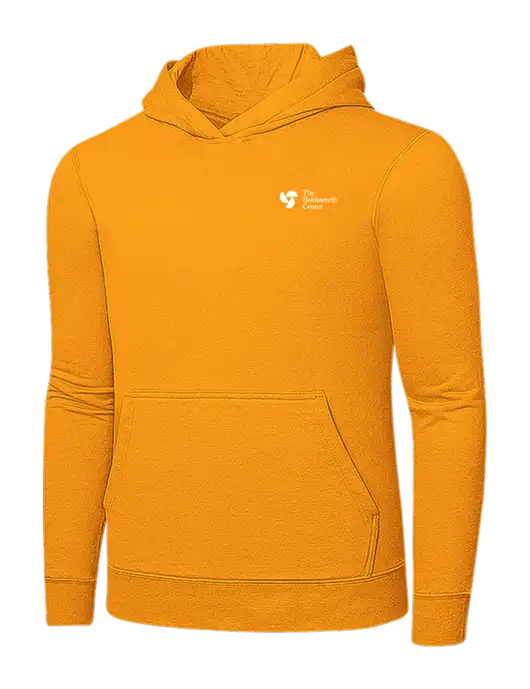 Yellow Gold 7.8 oz Ring Spun Hooded Sweatshirt w/Holdsworth Center Logo