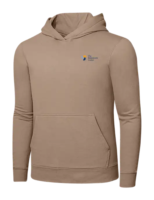 Sand 7.8. oz Ring Spun Hooded Sweatshirt w/Holdsworth Center Logo