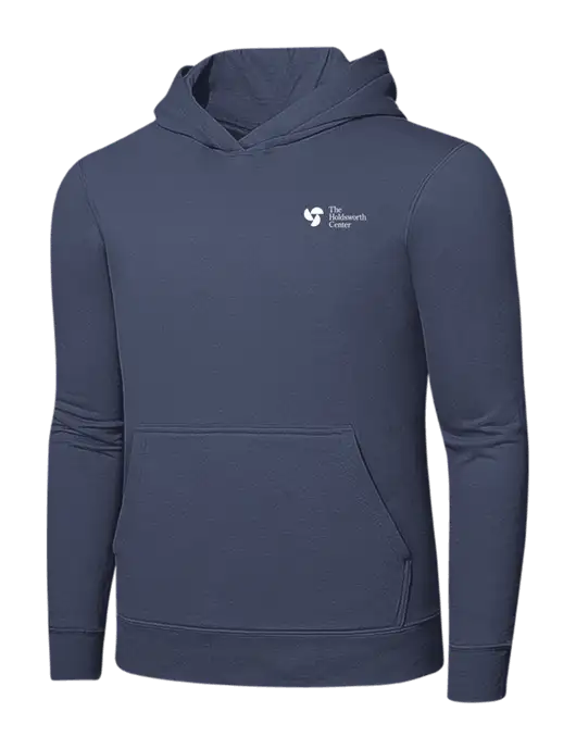 Steel Blue 7.8. oz Ring Spun Hooded Sweatshirt w/Holdsworth Center Logo