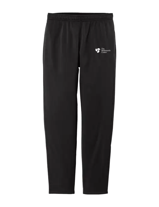 Womens Tricot Black Track Jogger w/Holdsworth Center Logo