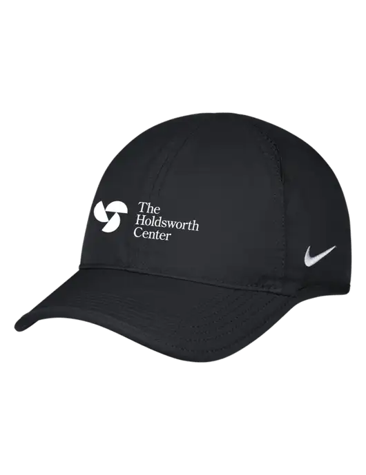 Nike Black Featherlight Cap w/Holdsworth Center Logo