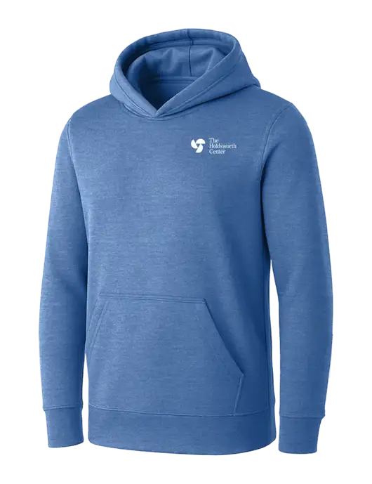 Womens Royal Heather Core Fleece Pullover Hooded Sweatshirt w/Holdsworth Center Logo