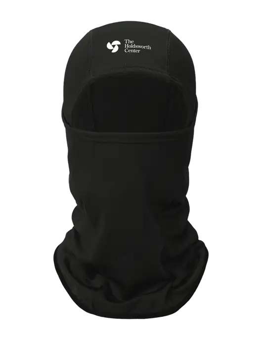 Black CornerStone Smooth Fleece Face Mask w/Holdsworth Center Logo