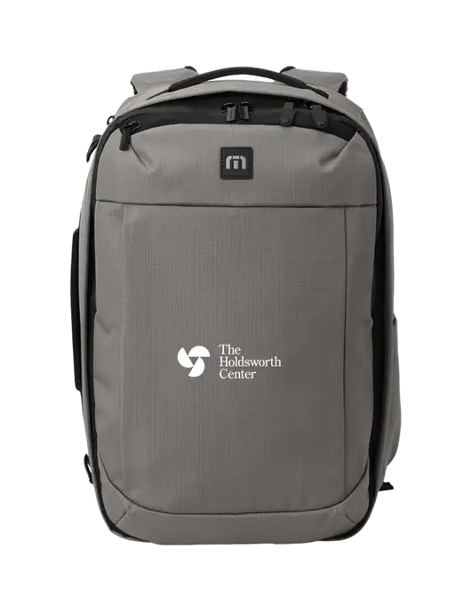 TravisMathew Medium Grey Convertible Backpack w/Holdsworth Center Logo