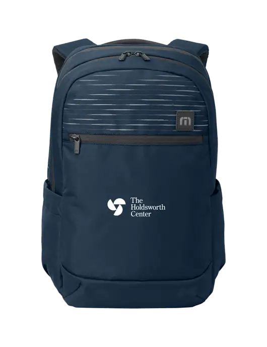 TravisMathew Navy Approach Backpack w/Holdsworth Center Logo