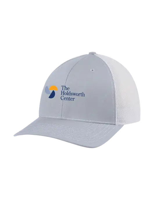 Richardson Adjustable Snapback Original 112 Trucker Cap Light Heather Grey w/White Mesh w/Holdsworth Center Logo