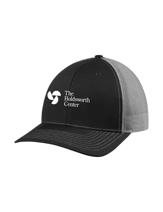 Richardson Adjustable Snapback Original 112 Trucker Cap Black w/Charcoal Mesh w/Holdsworth Center Logo