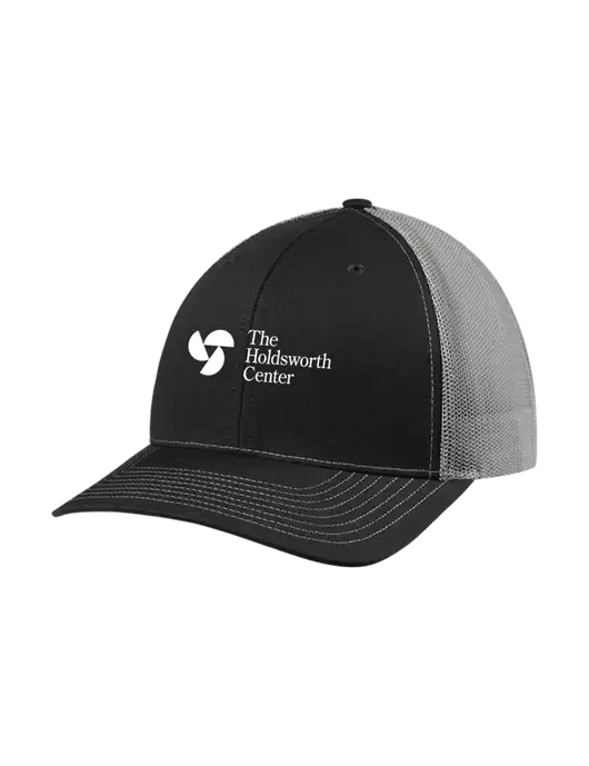 Richardson Adjustable Snapback Original 112 Trucker Cap Black w/Charcoal Mesh w/Holdsworth Center Logo