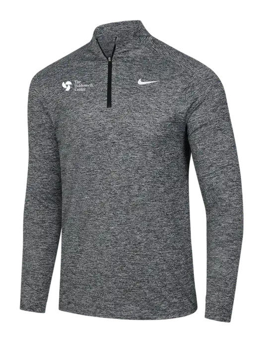 Nike Black Heather Dri-FIT Element 1/2-Zip Pullover w/Holdsworth Center Logo