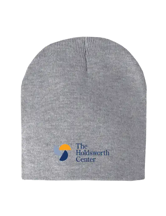 Light Grey Heather Element Knit Beanie w/Holdsworth Center Logo