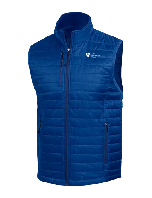 Packable Royal Puffy Vest w/Holdsworth Center Logo