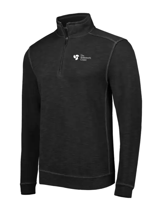 Tommy Bahama Black Tobago Bay 1/2 Zip w/Holdsworth Center Logo