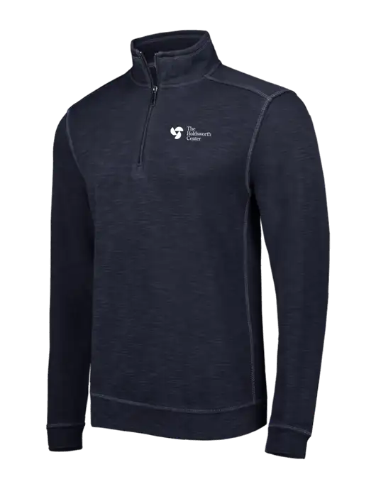 Tommy Bahama Navy Tobago Bay 1/2 Zip w/Holdsworth Center Logo