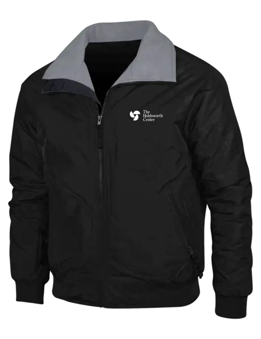 Black/Grey Classic Challenger Jacket w/Holdsworth Center Logo