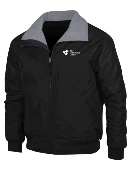 Black/Grey Classic Challenger Jacket w/Holdsworth Center Logo