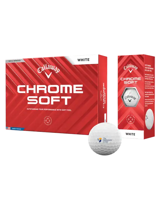 Callaway Chrome Soft Golf Balls 12/pk w/Holdsworth Center Logo
