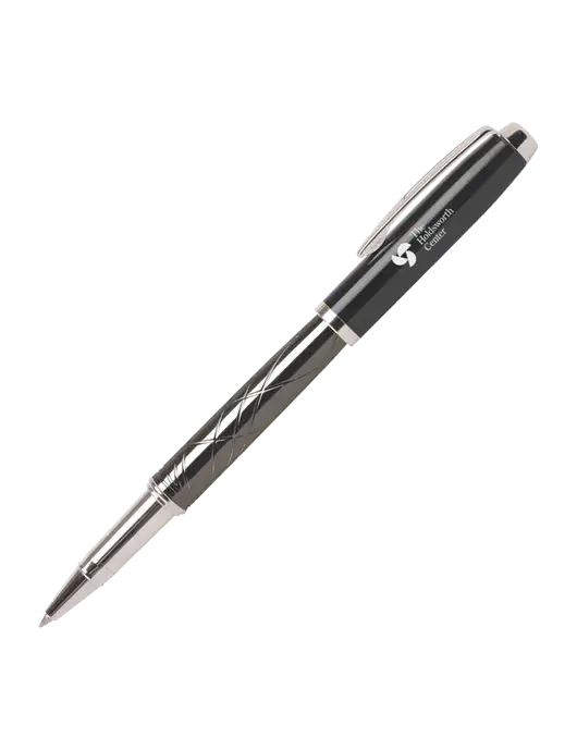 Modernist Black Rollerball Pen - Black Ink w/Holdsworth Center Logo