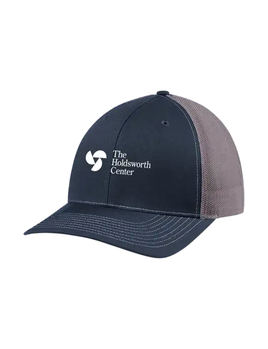 Richardson Adjustable Snapback Original 112 Trucker Cap Navy w/Charcoal Mesh w/Holdsworth Center Logo
