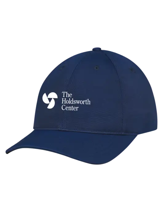 Navy Nylon Twill Performance Cap w/Holdsworth Center Logo