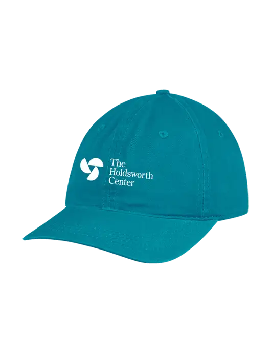 Garment Washed Unstructured Twill Sapphire Cap w/Holdsworth Center Logo
