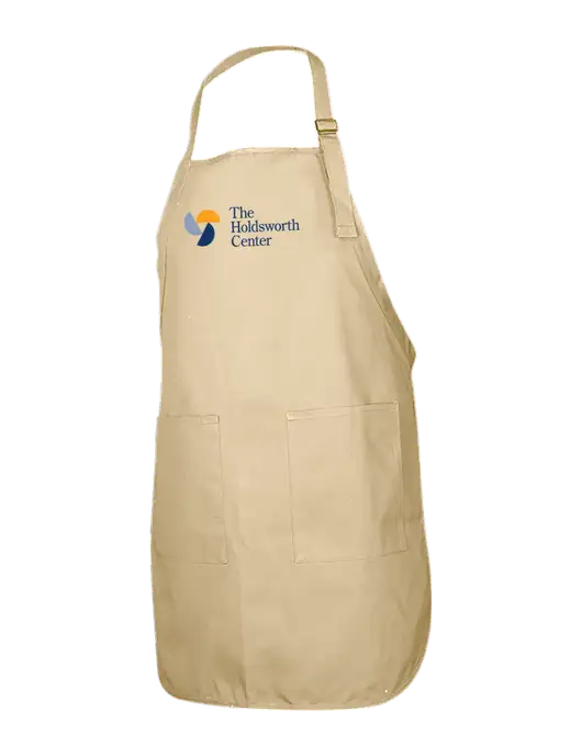 Full-Length Stone Apron With Pockets w/Holdsworth Center Logo
