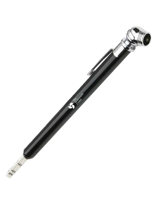 Quick View Black Tire Gauge w/Holdsworth Center Logo