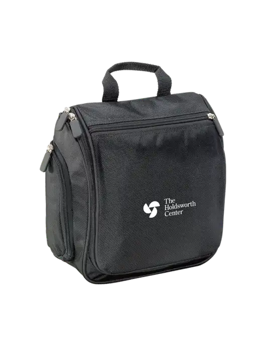 Hanging Black Toiletry Kit w/Holdsworth Center Logo