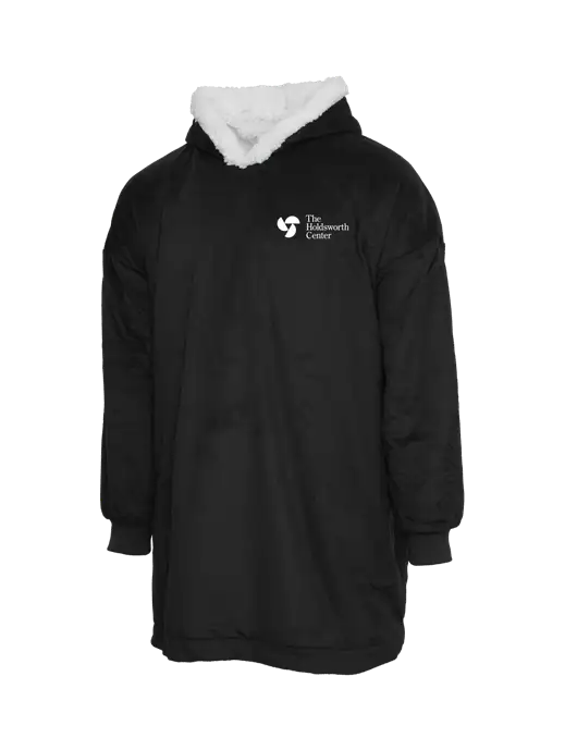 Wearable Lodge Black Blanket w/Holdsworth Center Logo