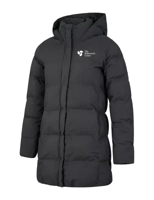 Mercer+Mettle Womens Dark Grey Puffy Parka  w/Holdsworth Center Logo