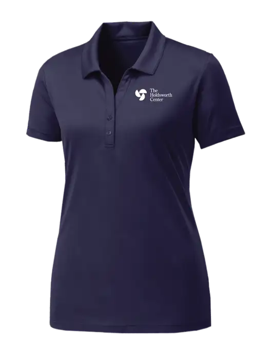 Womens Navy PosiCharge Competitor Polo w/Holdsworth Center Logo