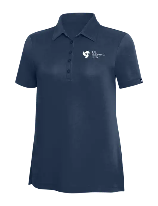 TravisMathew Navy Solid Womens Oceanside Polo w/Holdsworth Center Logo