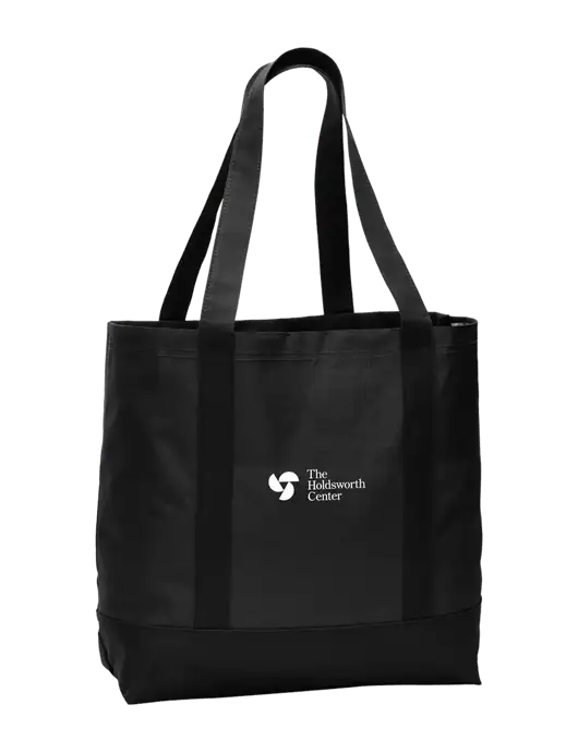 Carryall Black/Black Day Tote w/Holdsworth Center Logo
