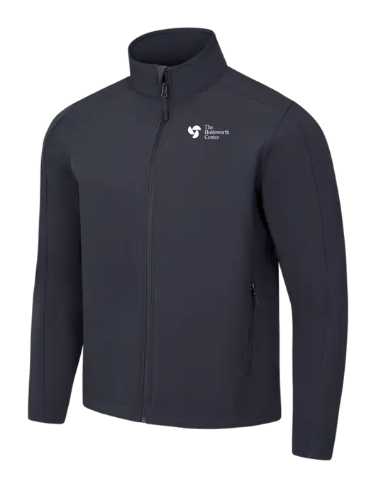 Charcoal Grey Core Soft Shell Jacket w/Holdsworth Center Logo