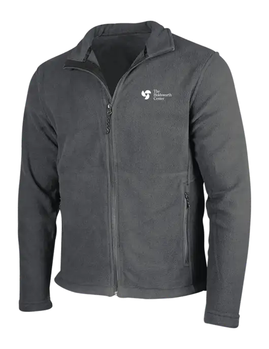 Dark Grey Fleece Jacket w/Holdsworth Center Logo