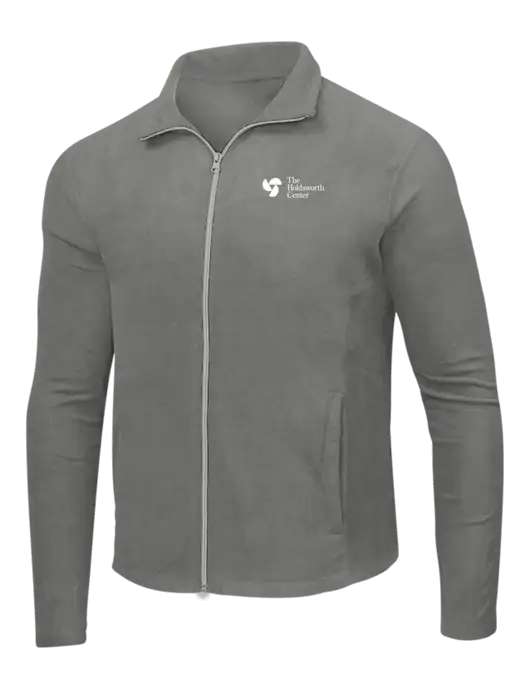 Medium Grey Microfleece Jacket w/Holdsworth Center Logo